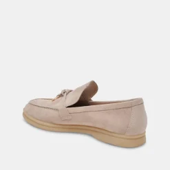 Lonzo Flats Taupe Suede