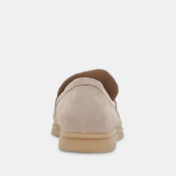 Lonzo Flats Taupe Suede