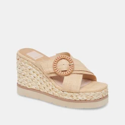 Luiz Wedges Lt Natural Raffia