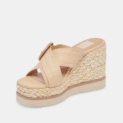 Luiz Wedges Lt Natural Raffia