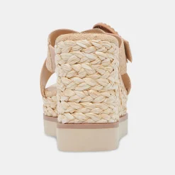 Luiz Wedges Lt Natural Raffia