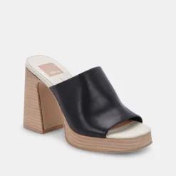 Lukas Heels Black Leather