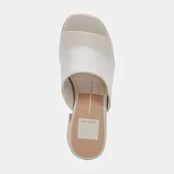 Lukas Heels Ivory Leather