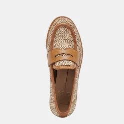 Marina Loafers Brown Multi Raffia