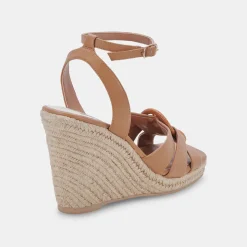 Maze Wedges Luggage Leather