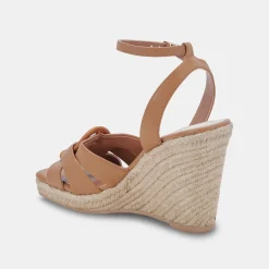 Maze Wedges Luggage Leather