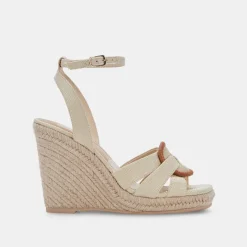 Maze Wedges Wheat Raffia