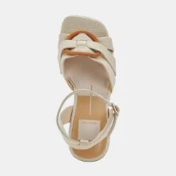 Maze Wedges Wheat Raffia