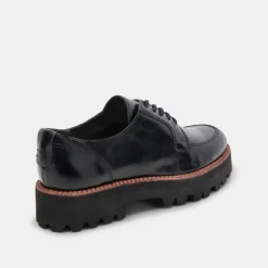 Morna Oxfords Midnight Crinkle Patent