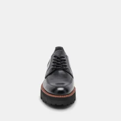 Morna Oxfords Midnight Crinkle Patent