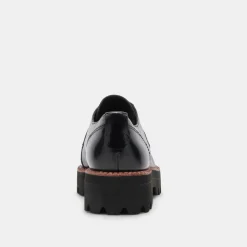 Morna Oxfords Midnight Crinkle Patent