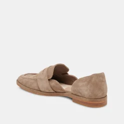 Moyra Flats Truffle Suede