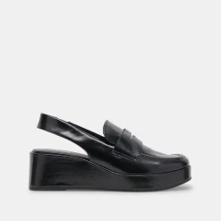Nada Loafers Midnight Crinkle Patent
