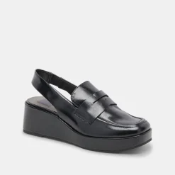 Nada Loafers Midnight Crinkle Patent