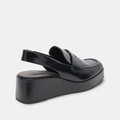 Nada Loafers Midnight Crinkle Patent