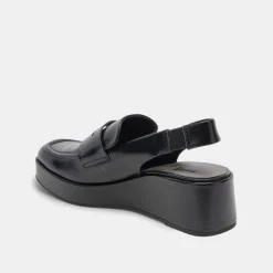 Nada Loafers Midnight Crinkle Patent