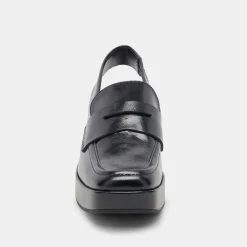 Nada Loafers Midnight Crinkle Patent