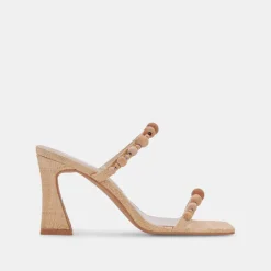 Naja Heels Beachwood Raffia