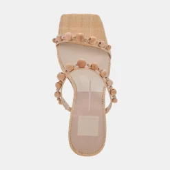 Naja Heels Beachwood Raffia