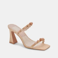 Naja Heels Beachwood Raffia