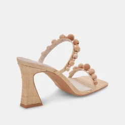 Naja Heels Beachwood Raffia