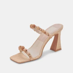 Naja Heels Beachwood Raffia