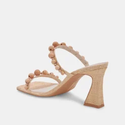 Naja Heels Beachwood Raffia