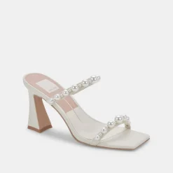 Naja Pearl Heels Ivory Stella