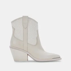 Nashe Booties Off White Pearls