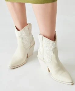 Nashe Booties Off White Pearls