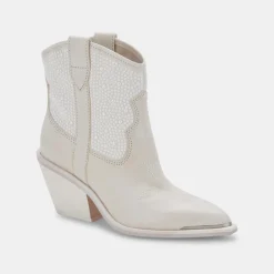 Nashe Booties Off White Pearls