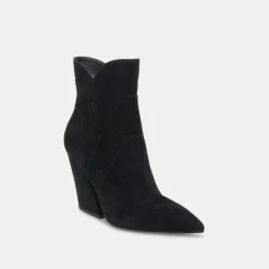Neena Booties Onyx Suede