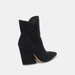 Neena Booties Onyx Suede