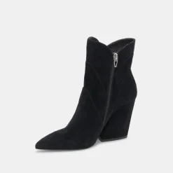 Neena Booties Onyx Suede