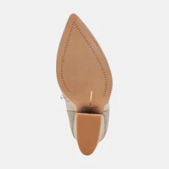 Neena Booties Taupe Multi Suede