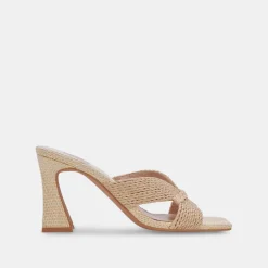 Nitro Heels Lt Natural Raffia