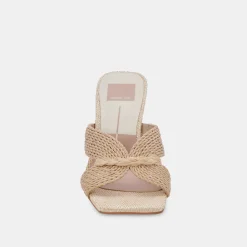 Nitro Heels Lt Natural Raffia