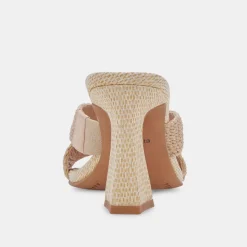 Nitro Heels Lt Natural Raffia