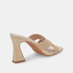 Nitro Heels Lt Natural Raffia