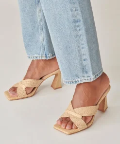 Nitro Heels Lt Natural Raffia