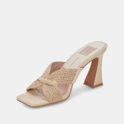 Nitro Heels Lt Natural Raffia