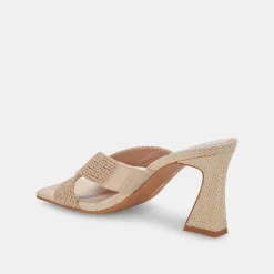 Nitro Heels Lt Natural Raffia