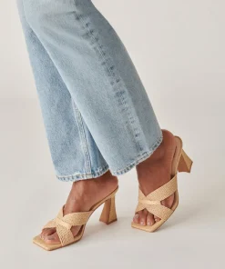 Nitro Heels Lt Natural Raffia