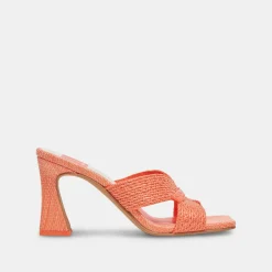 Nitro Heels Orange Raffia
