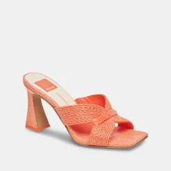 Nitro Heels Orange Raffia