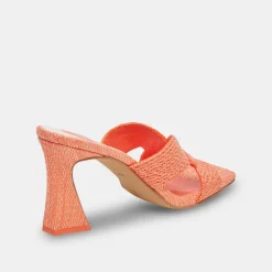 Nitro Heels Orange Raffia