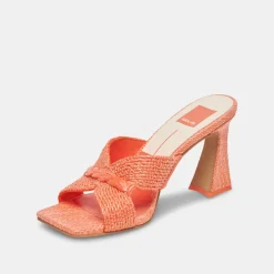 Nitro Heels Orange Raffia