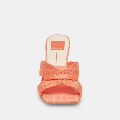 Nitro Heels Orange Raffia