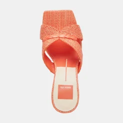 Nitro Heels Orange Raffia