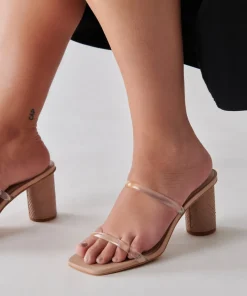 Noles Heels Nude Crystal